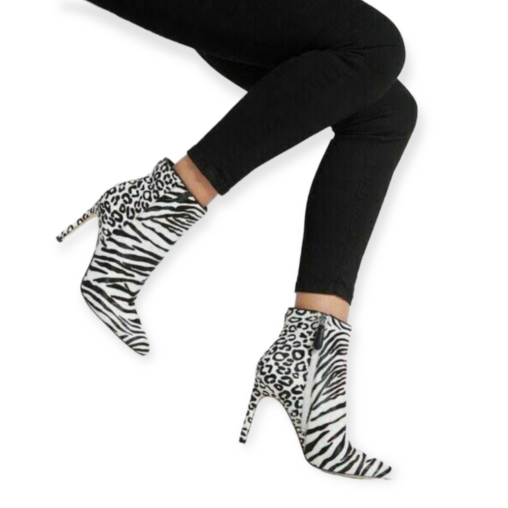 Guess Women’s Tabare Cow Hair Booties